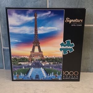 Buffalo David Bitton Eiffel Tower Puzzle - Vibrant Sunset